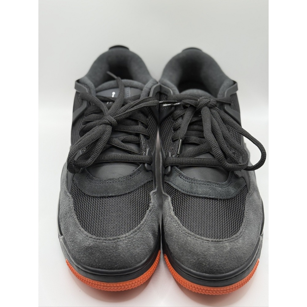 Jordan Air Jordan 4 RM Sneakers Mens 12 Black Orange Suede Low Top HF8126-001